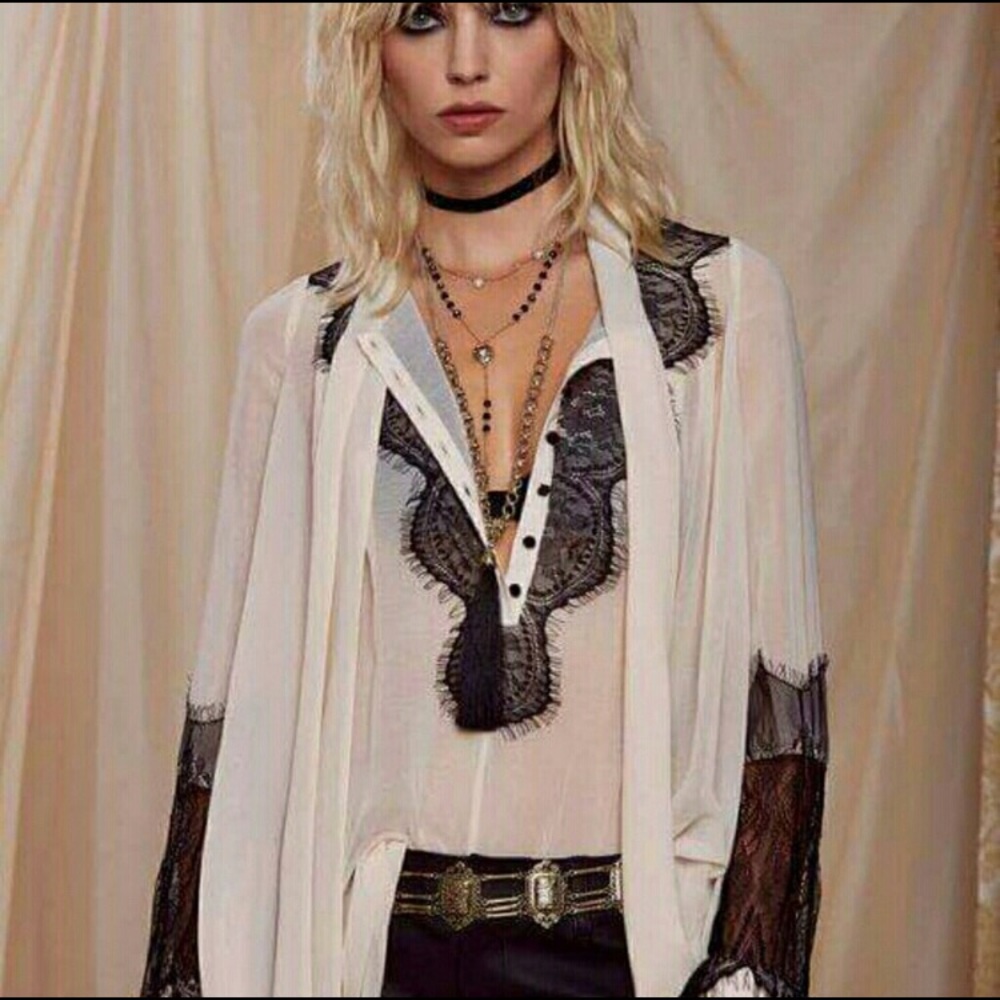 ISO Nasty Gal Love, Courtney white blouse